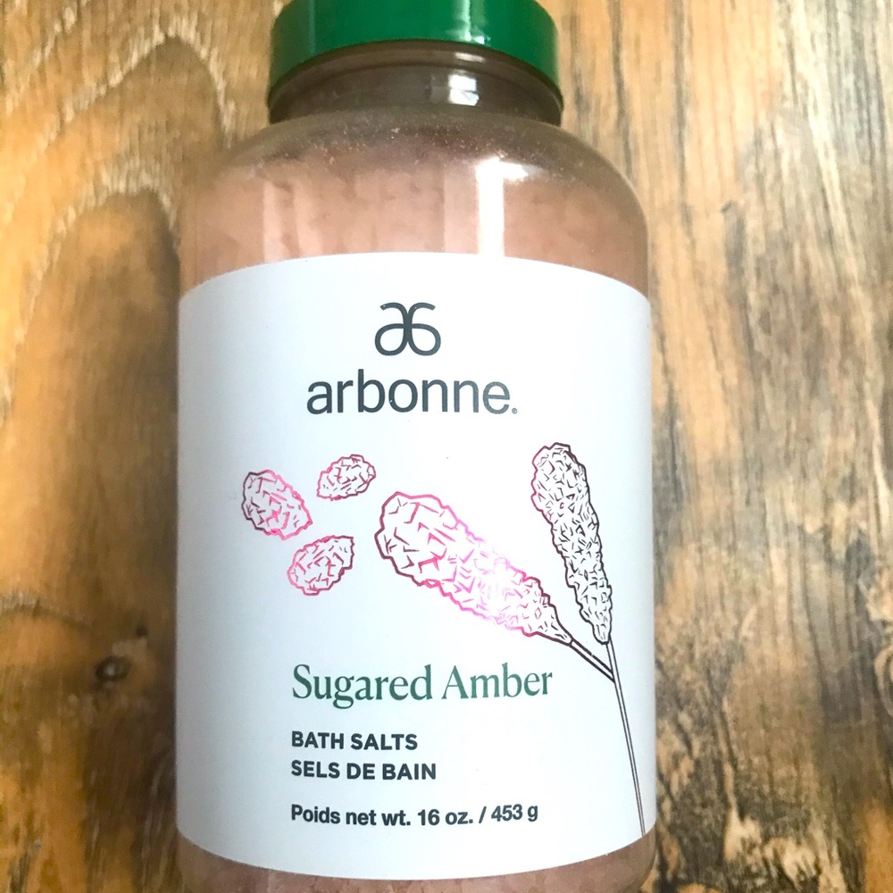 NWOT Arbonne Sugared Amber Bath Salts
